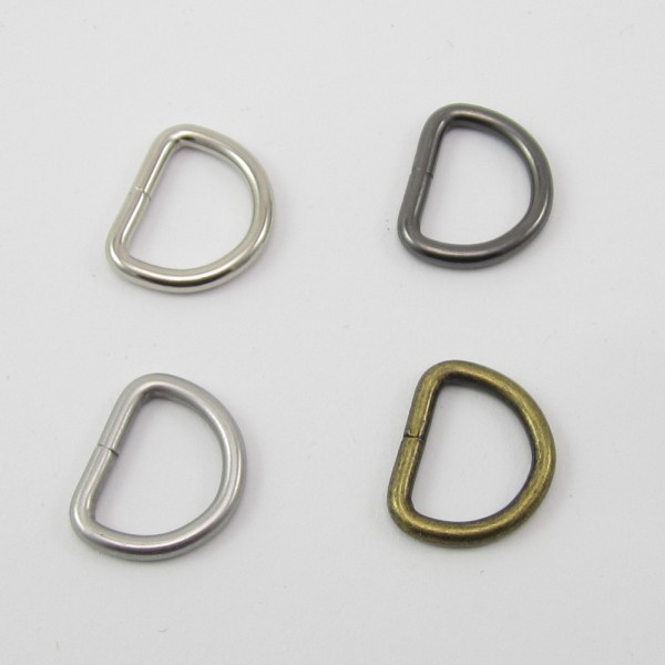 Halbring, D-Ring, 20 mm Metall 