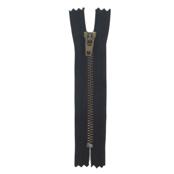 Hosen und Taschenreißverschluss schwarz mit Metallzähne - verschiedene Längen lieferbar