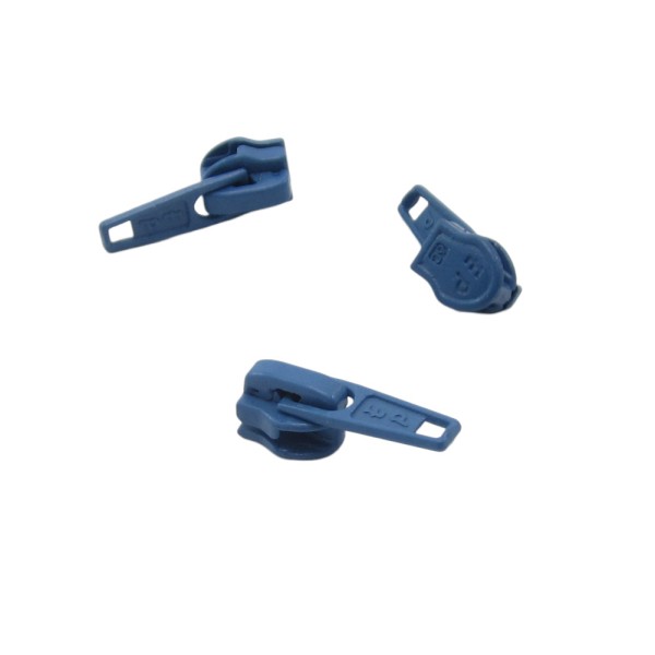 Schieber für Spiral Reißverschluss 6mm 5# - azulblau