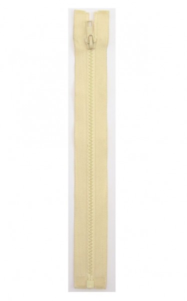Jackenreißverschluss in den Längen 25 - 80cm lang lieferbar - creme