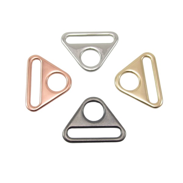 Dreieck als D-Ring aus Metall - 4 Farben zur Auswahl