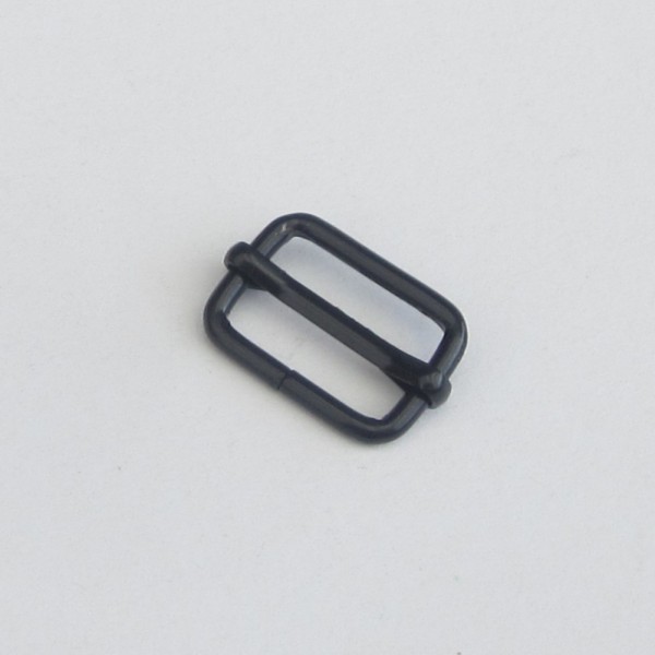 Schieber / Versteller für Gurtband, 20 mm, schwarz lackiert